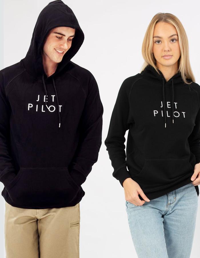 UNISEX SIMPLE HOODIE BLACK