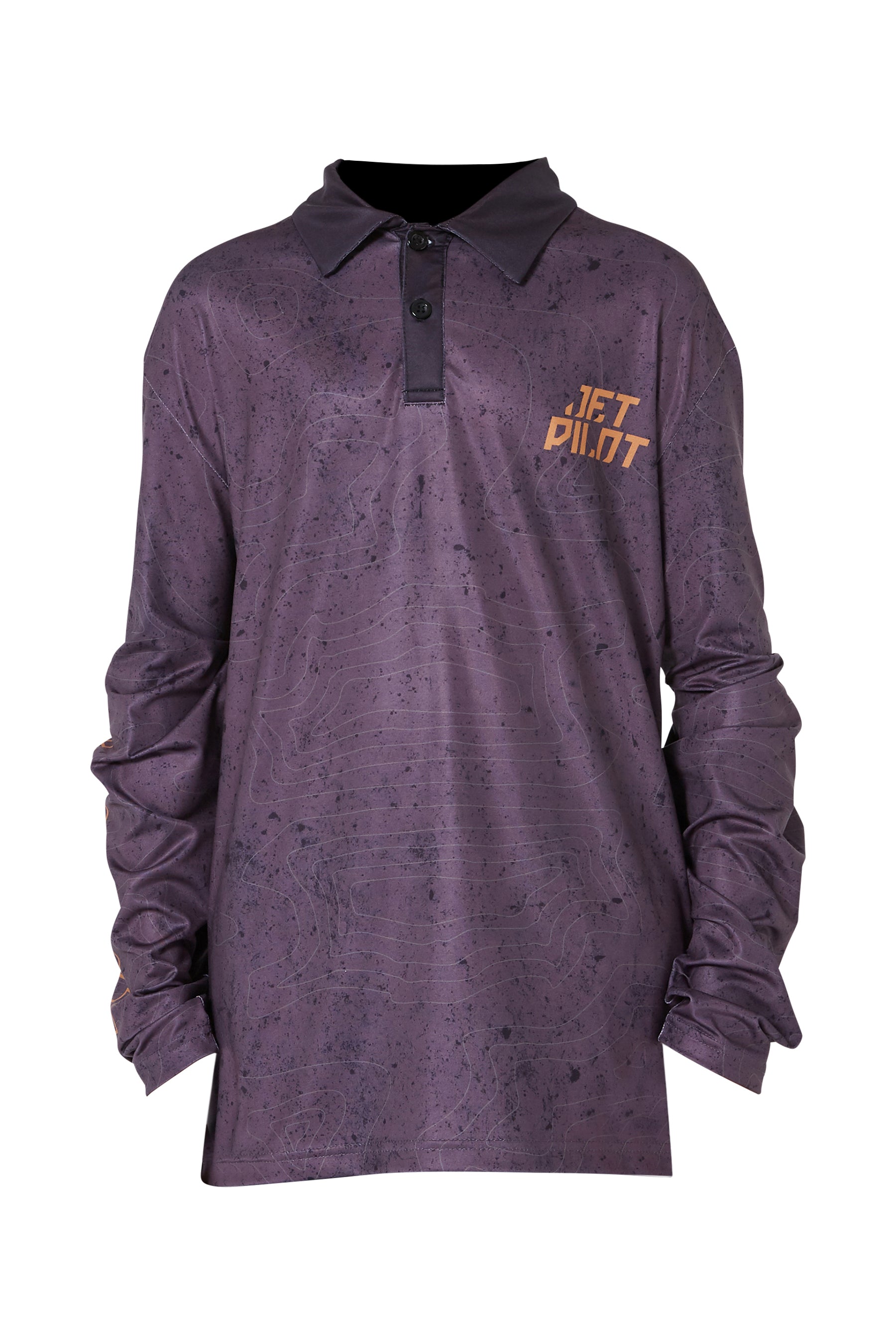 Jetpilot Venture Youth Fishing Shirt - Black Lifestyle