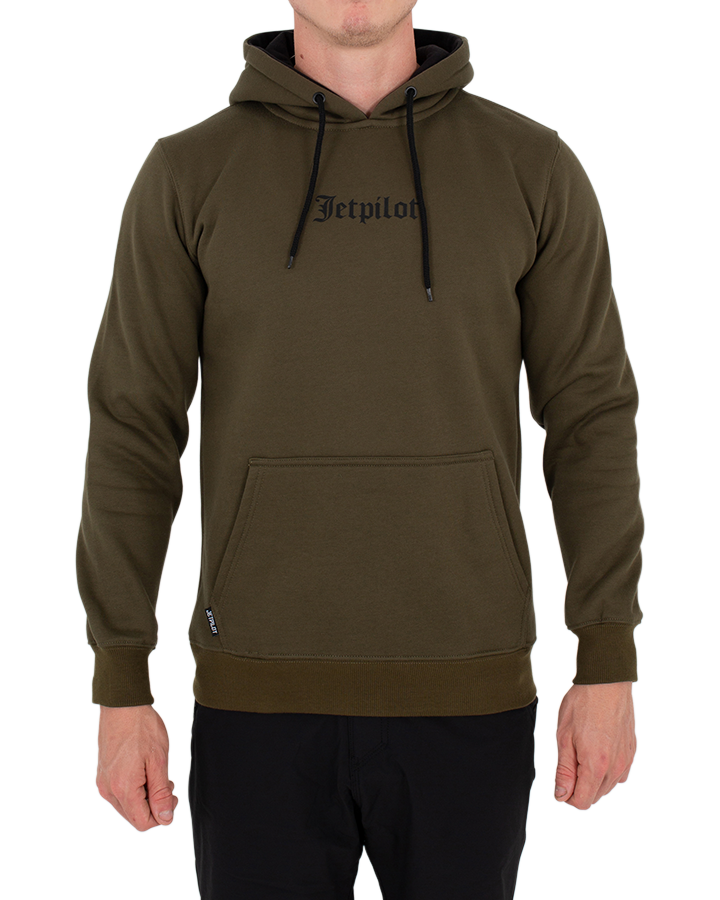 JETPILOT TIMES MENS PULLOVER HOODIE MILITARY