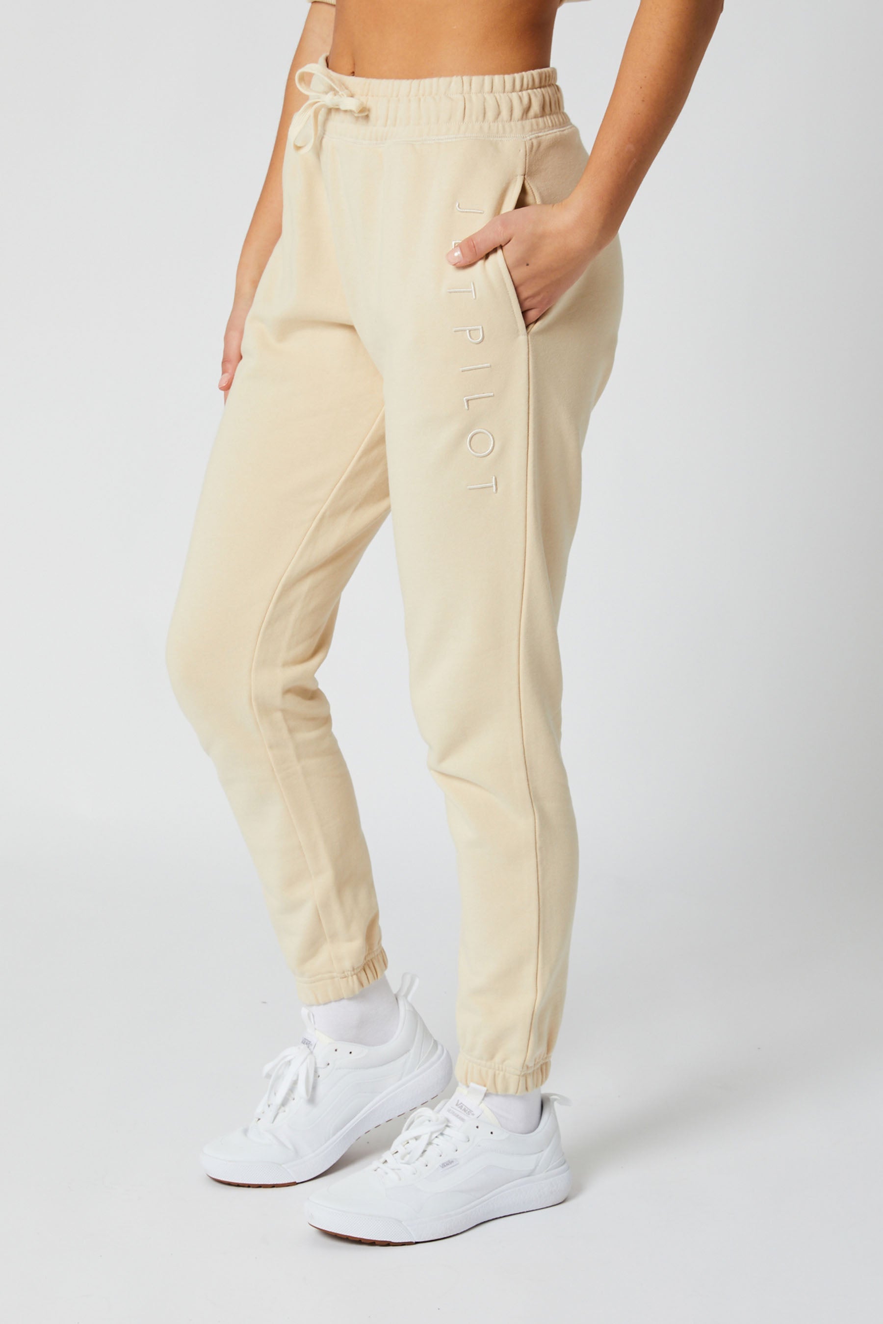 SIMPLE LADIES TRACKPANT TAN