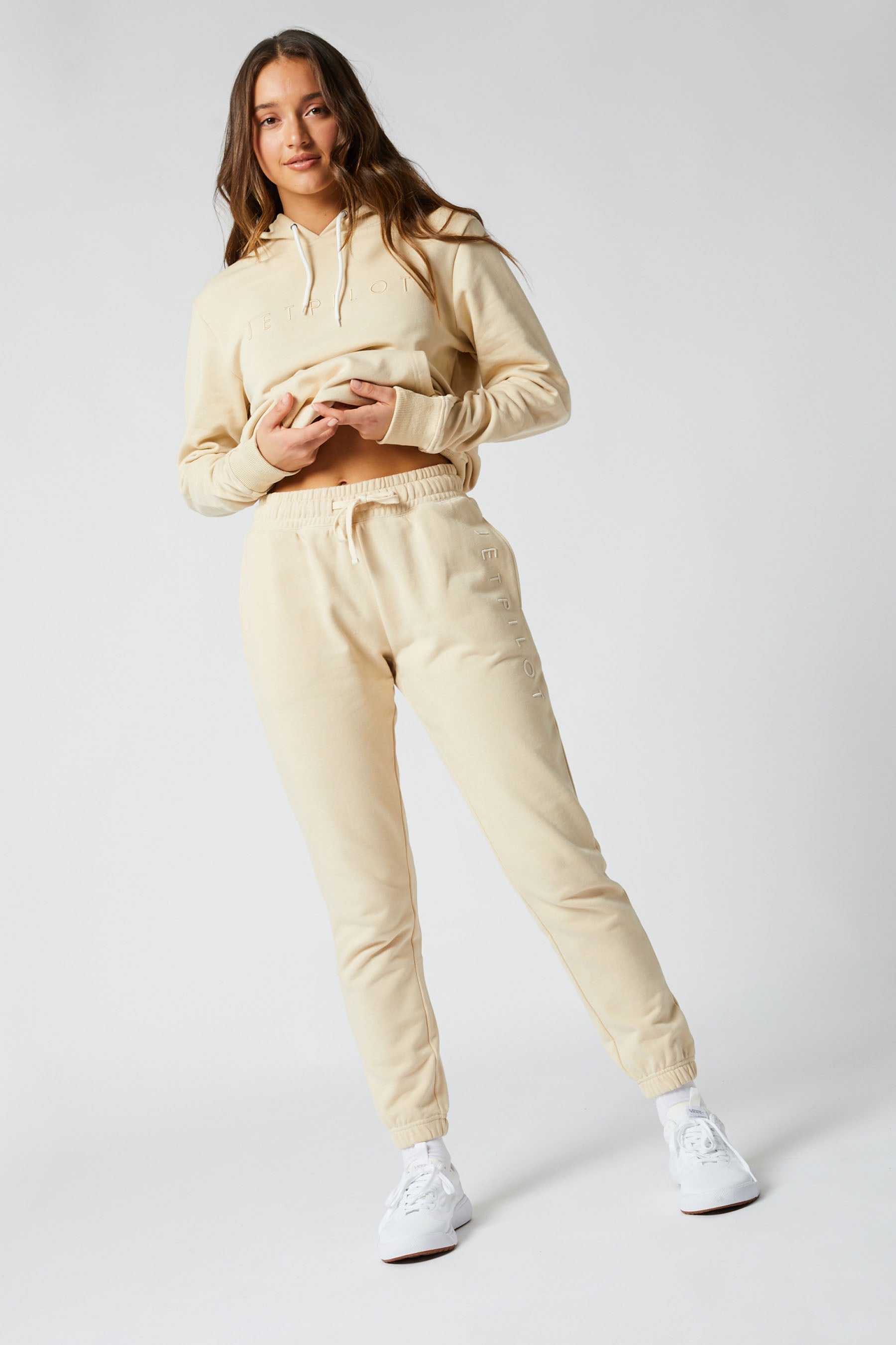 SIMPLE LADIES TRACKPANT TAN