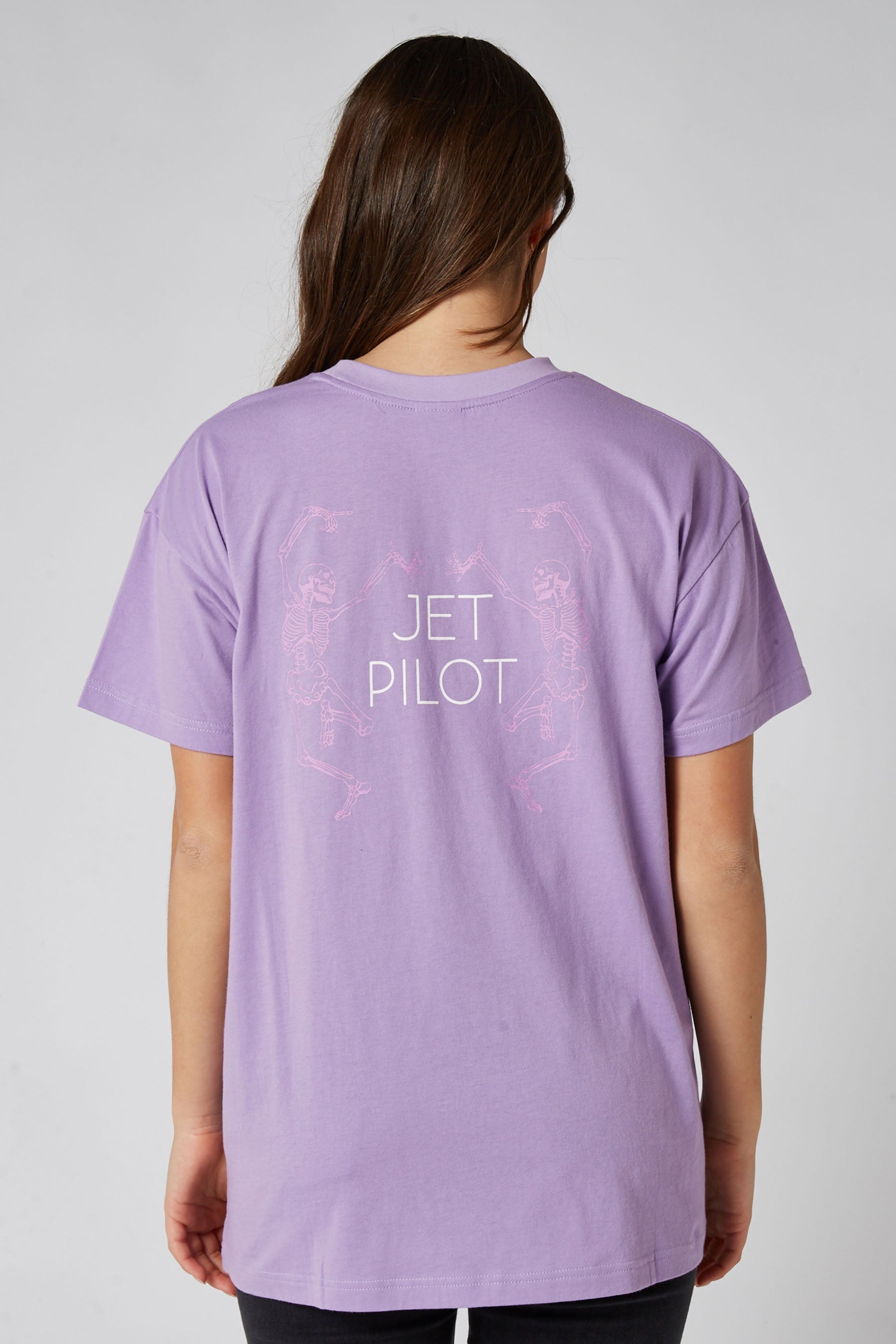 JETPILOT DANCING SKELETON LADIES TEE