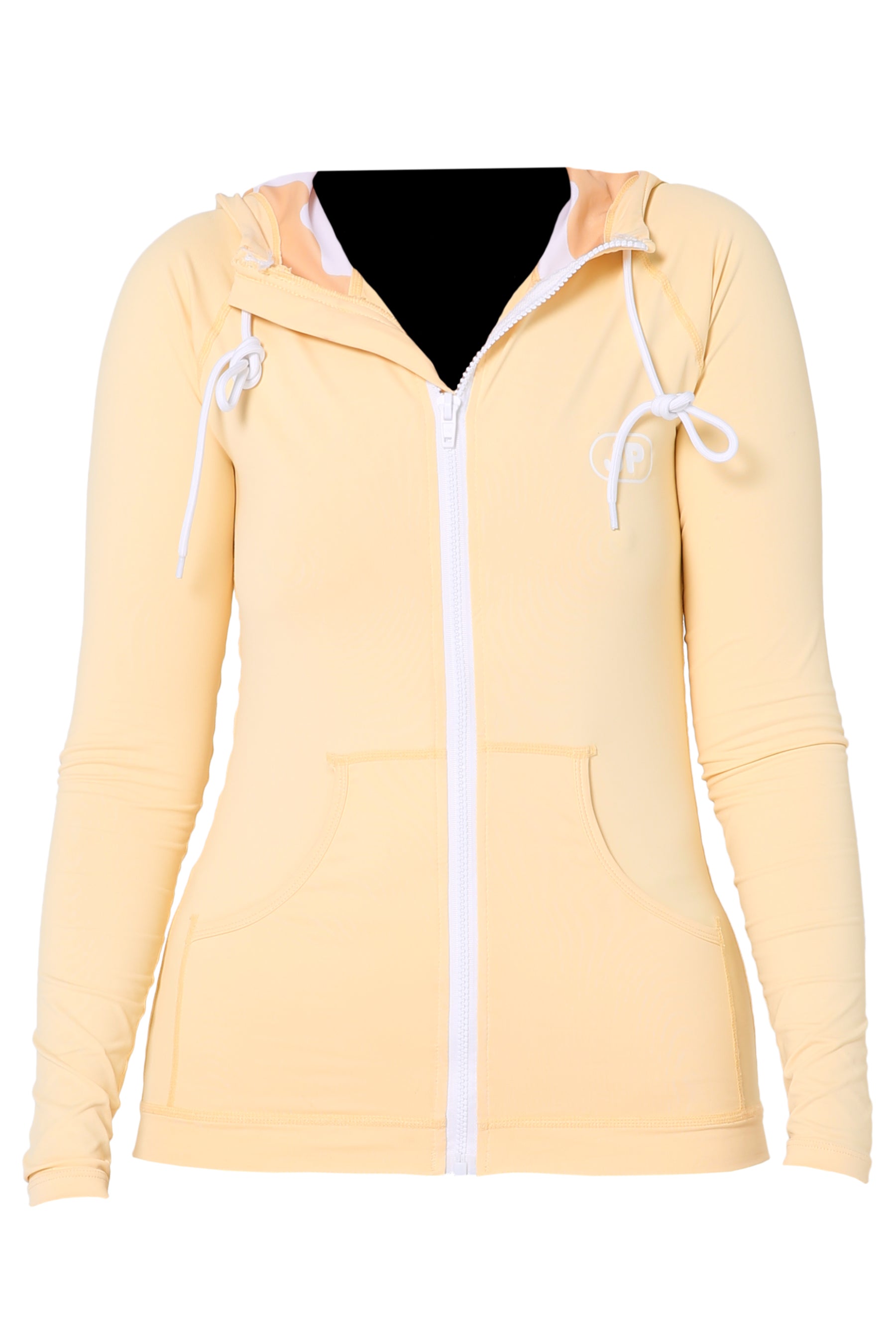Jetpilot Zahra Ls Hooded Ladies Rashie - Yellow