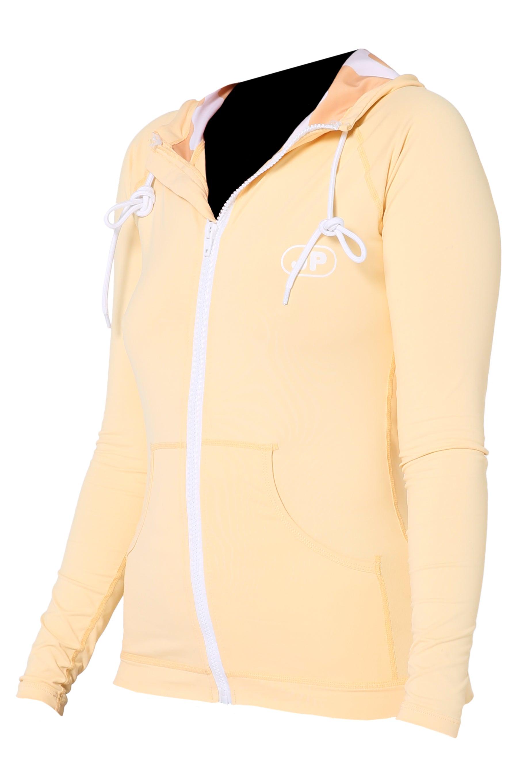 Jetpilot Zahra Ls Hooded Ladies Rashie - Yellow 1