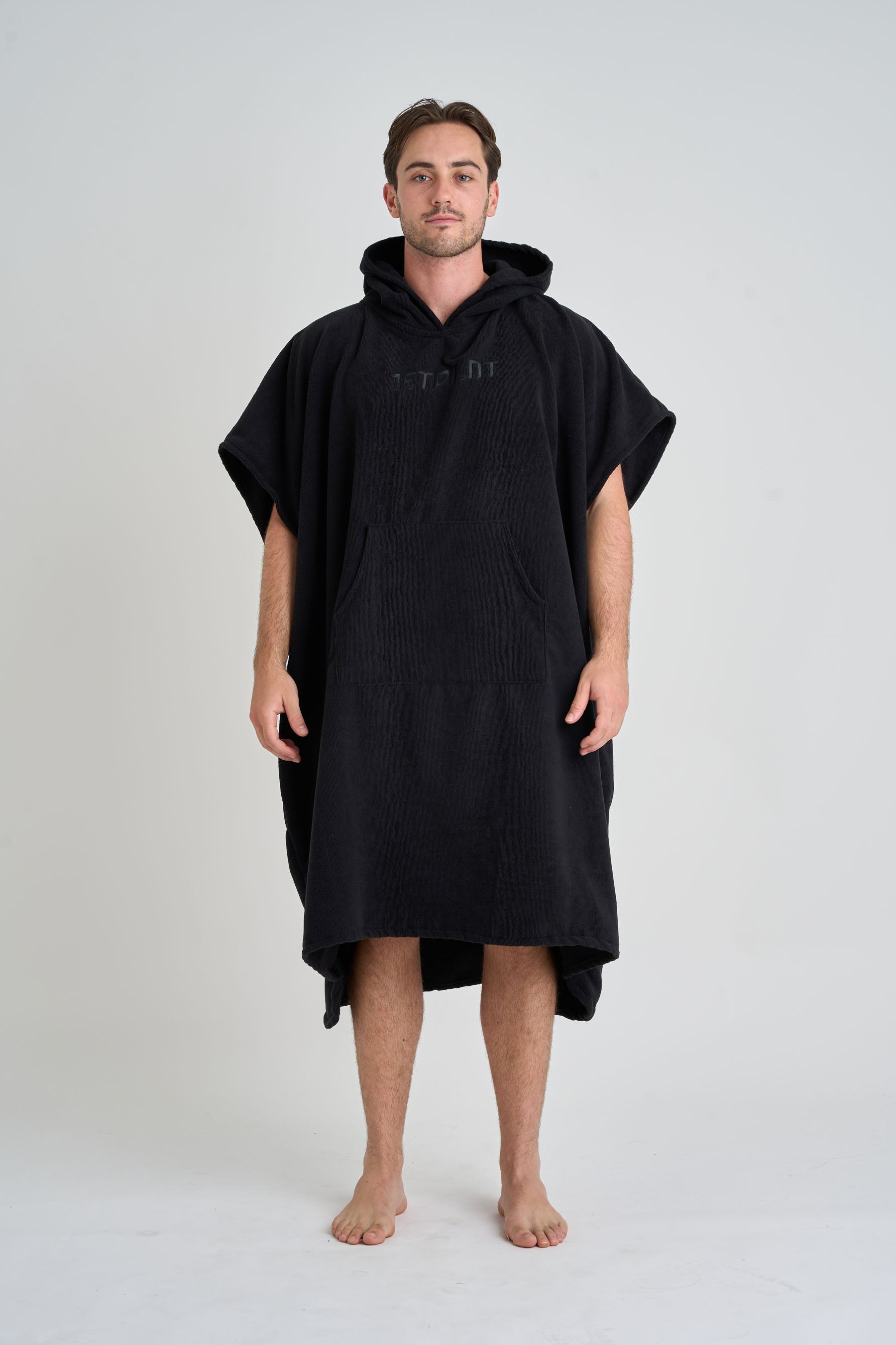 Jetpilot Venture Unisex Hoodie Towel - Black