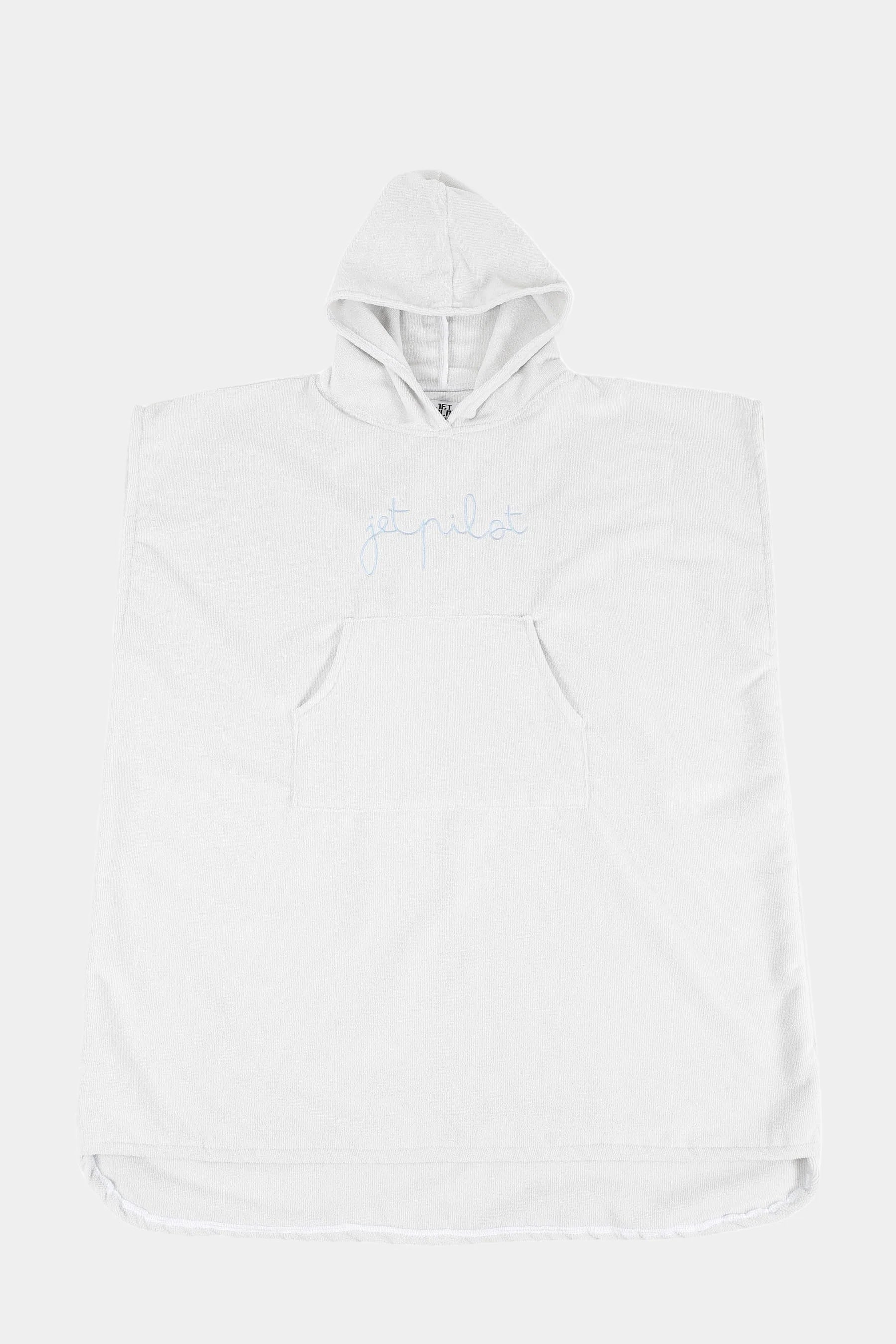 Jetpilot Venture Unisex Hoodie Towel - Grey Flat lay