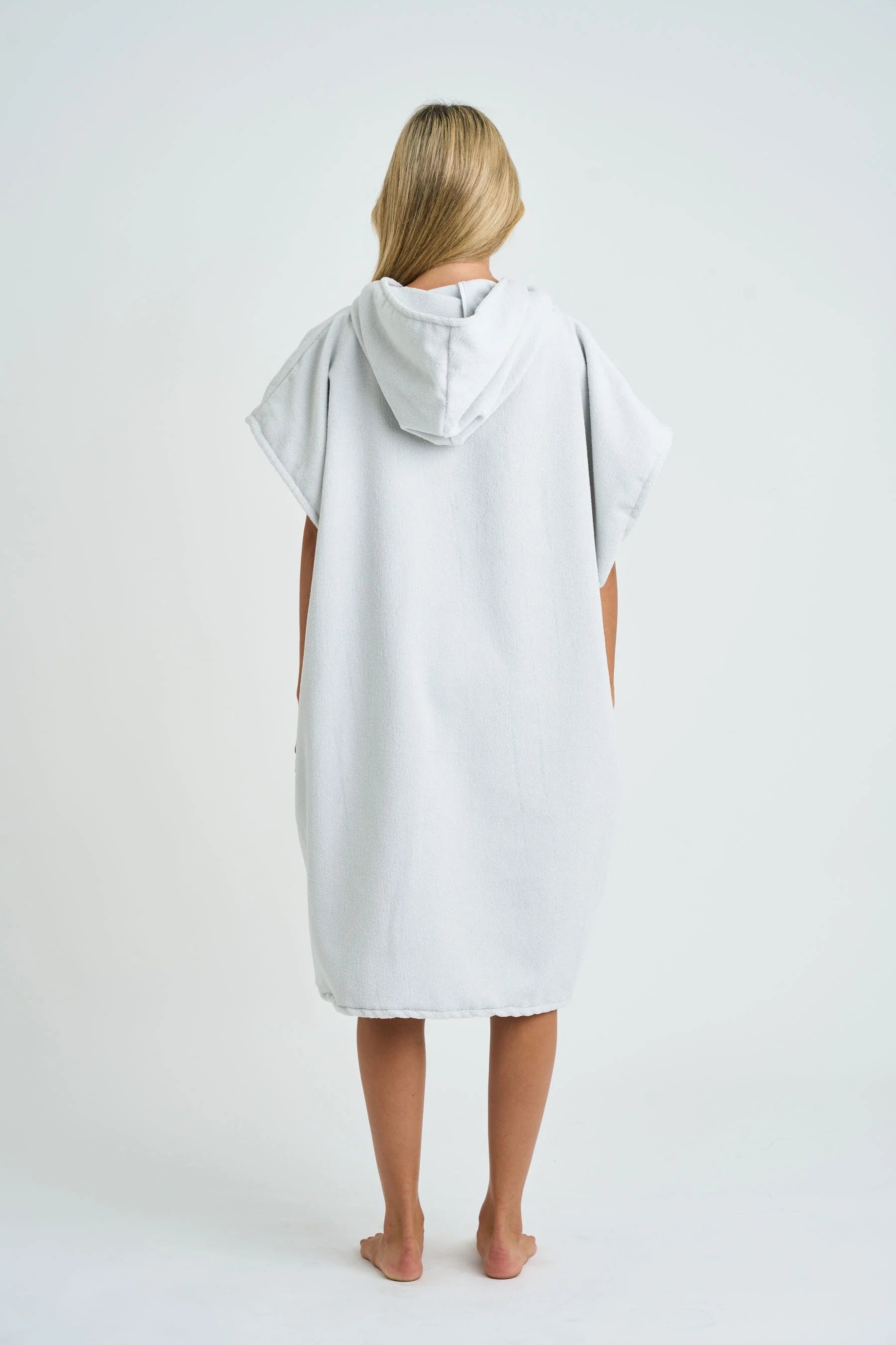 Jetpilot Venture Unisex Hoodie Towel - Grey Back Profile