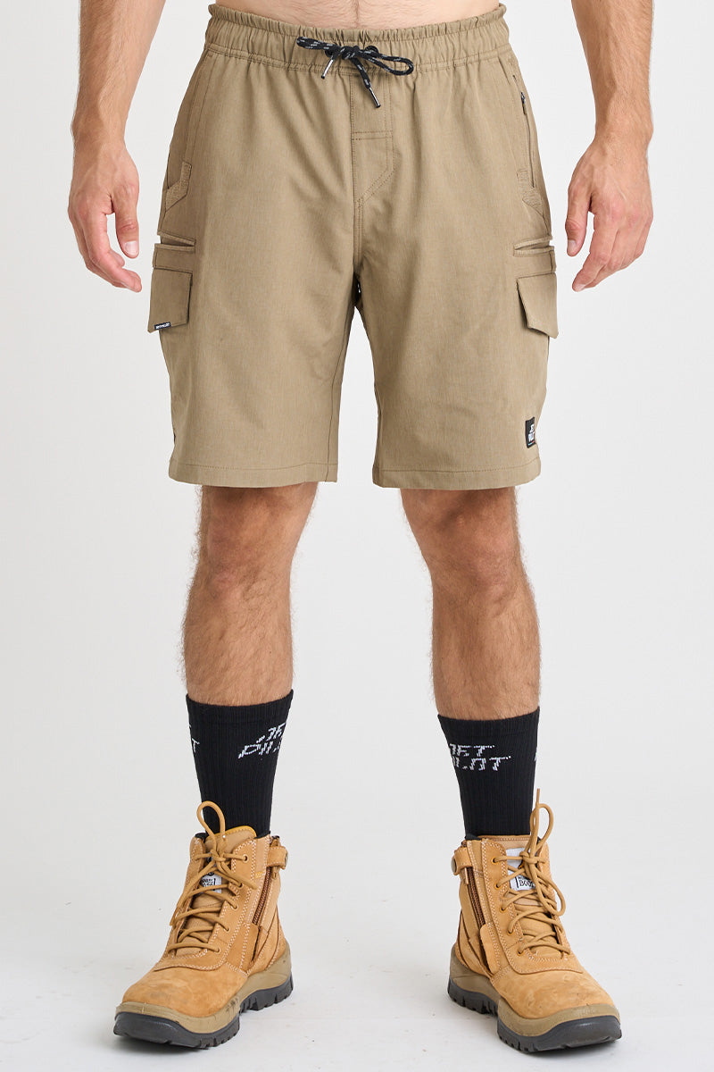 Jet-Lite Hybrid Utility Short - Khaki