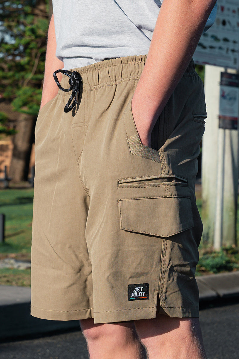 Jet-Lite Hybrid Utility Short - Khaki