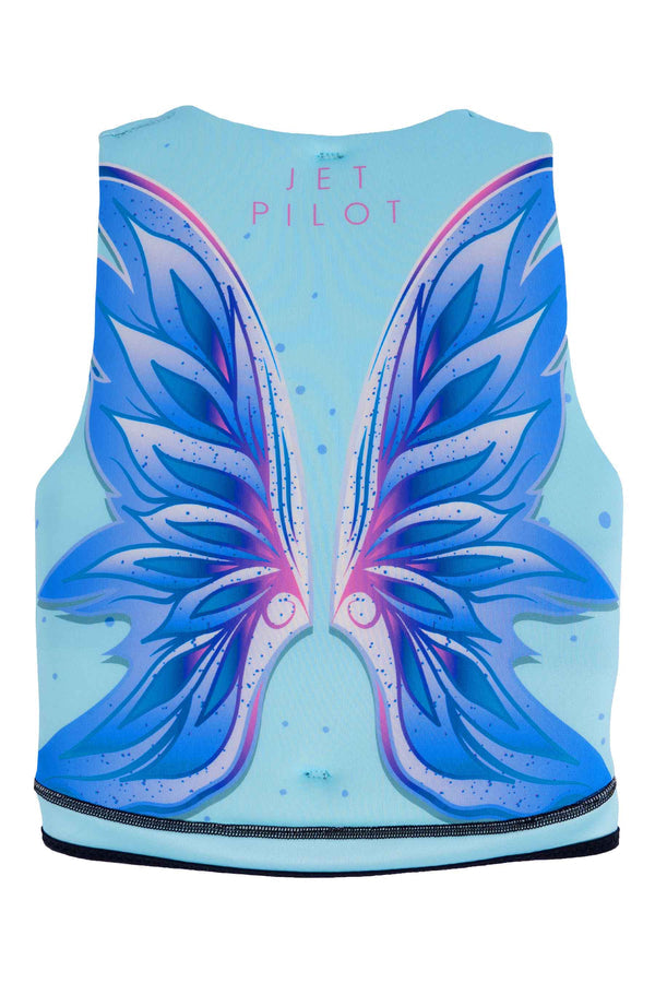 Jetpilot Girls Wings Youth Cause Neo Life Jacket - BLUE