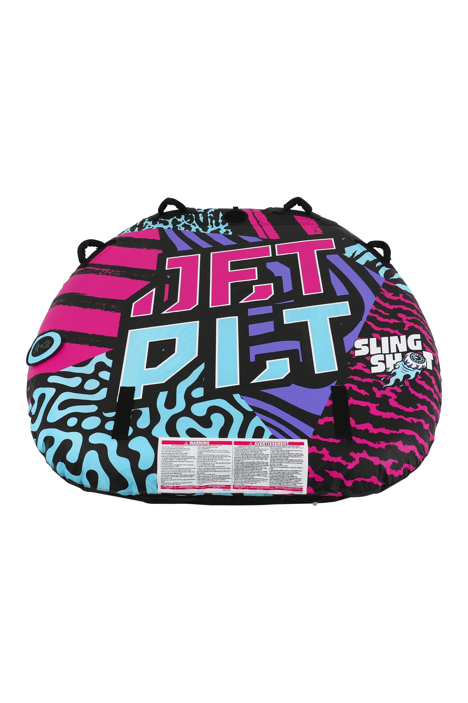 Jetpilot Slingshot Towable Tube - Pink/Blue 2