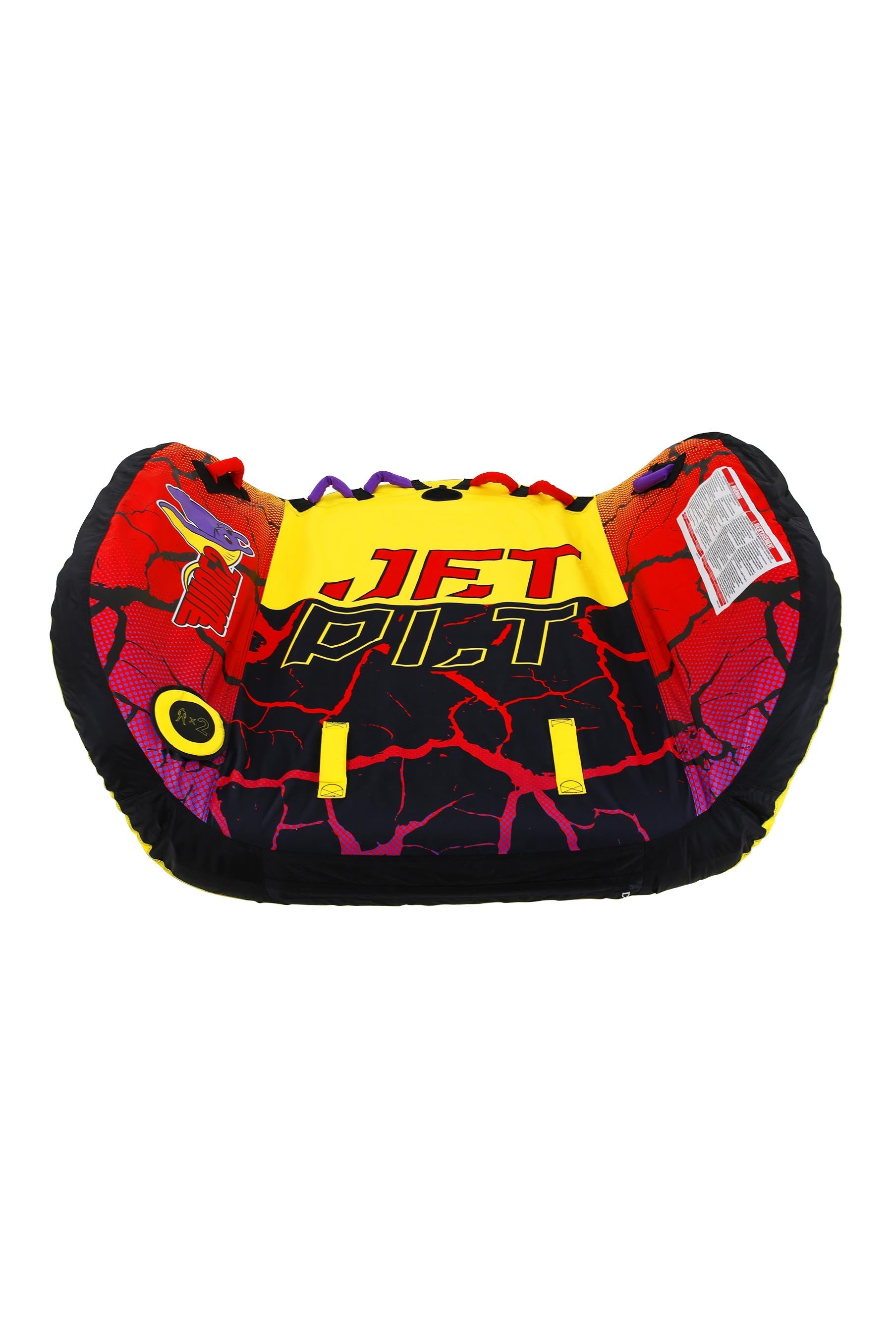 Jetpilot Wing 2 Person Towable Tube - Yellow/Red 2