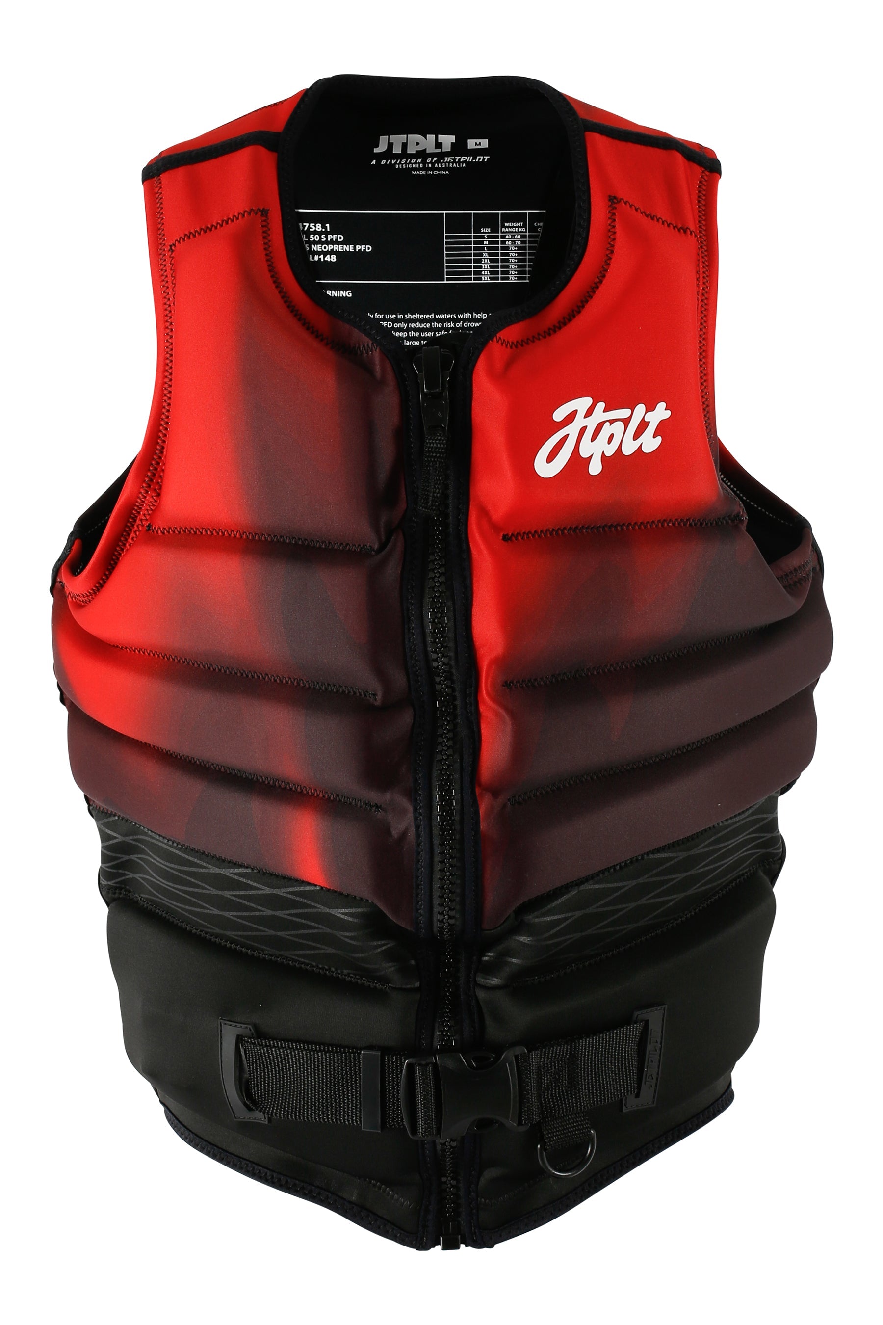 Jetpilot Phase Hyperflex Mens Life Jacket - Maroon