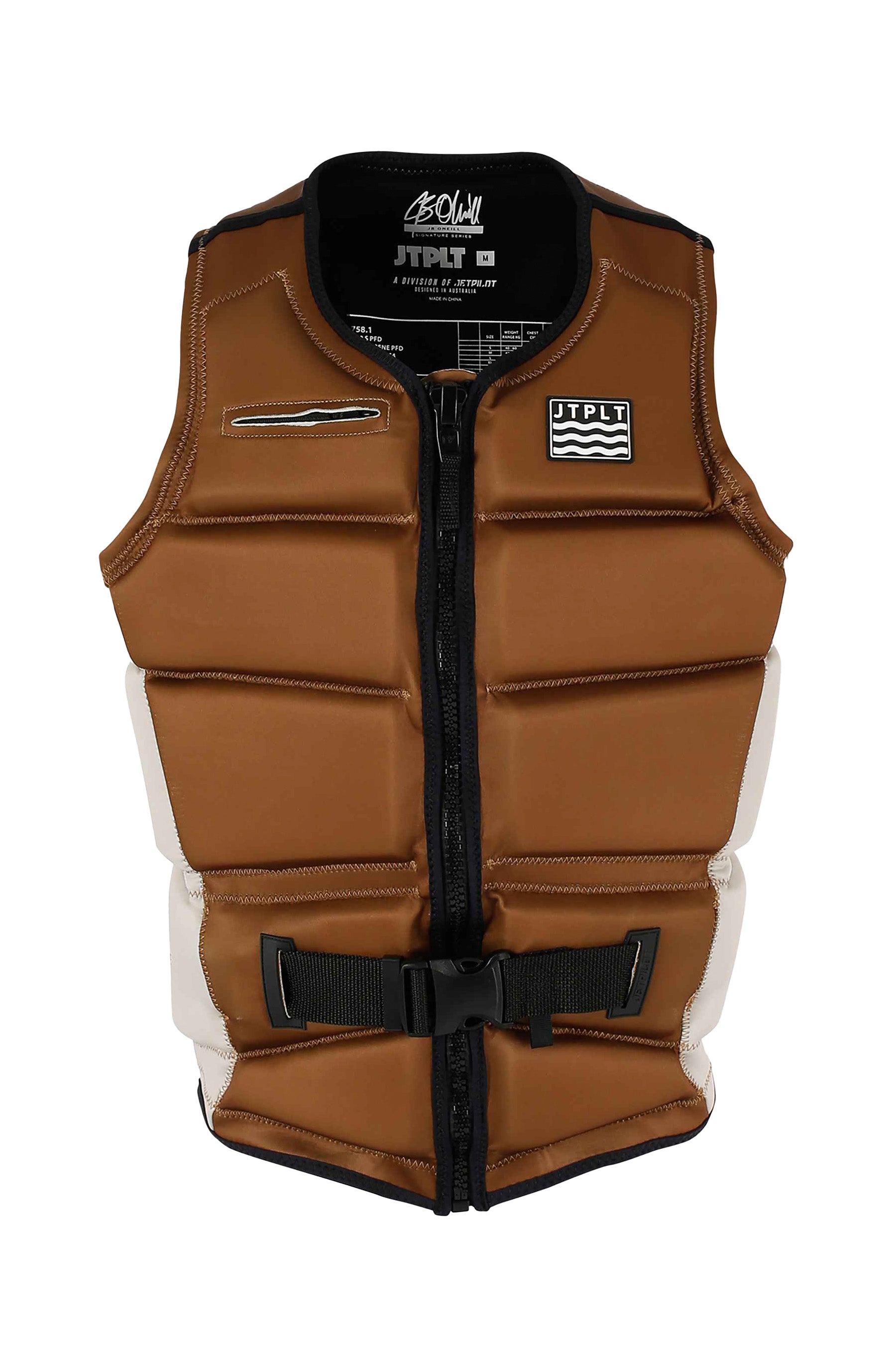 Jetpilot C4 Life Jacket - JB Oneill Signature Series - Rust