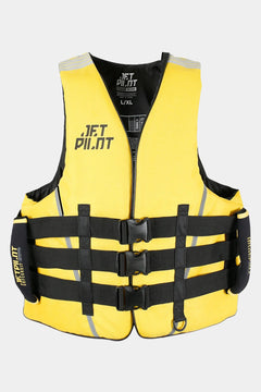 Jetpilot Titan Nylon Life Jacket - Black/Yellow