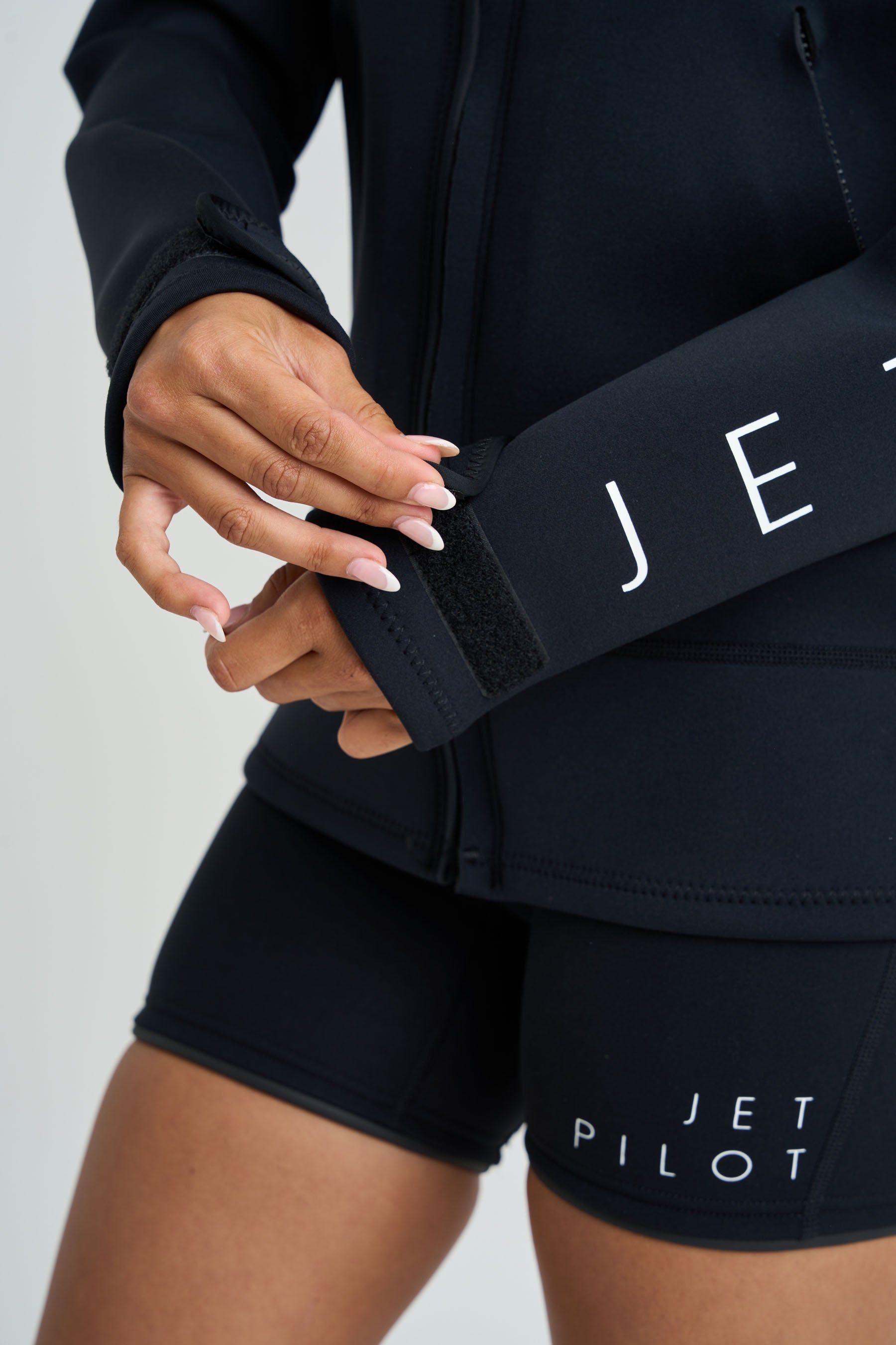 Jetpilot Corp 2mm Ladies Tour Coat - Black