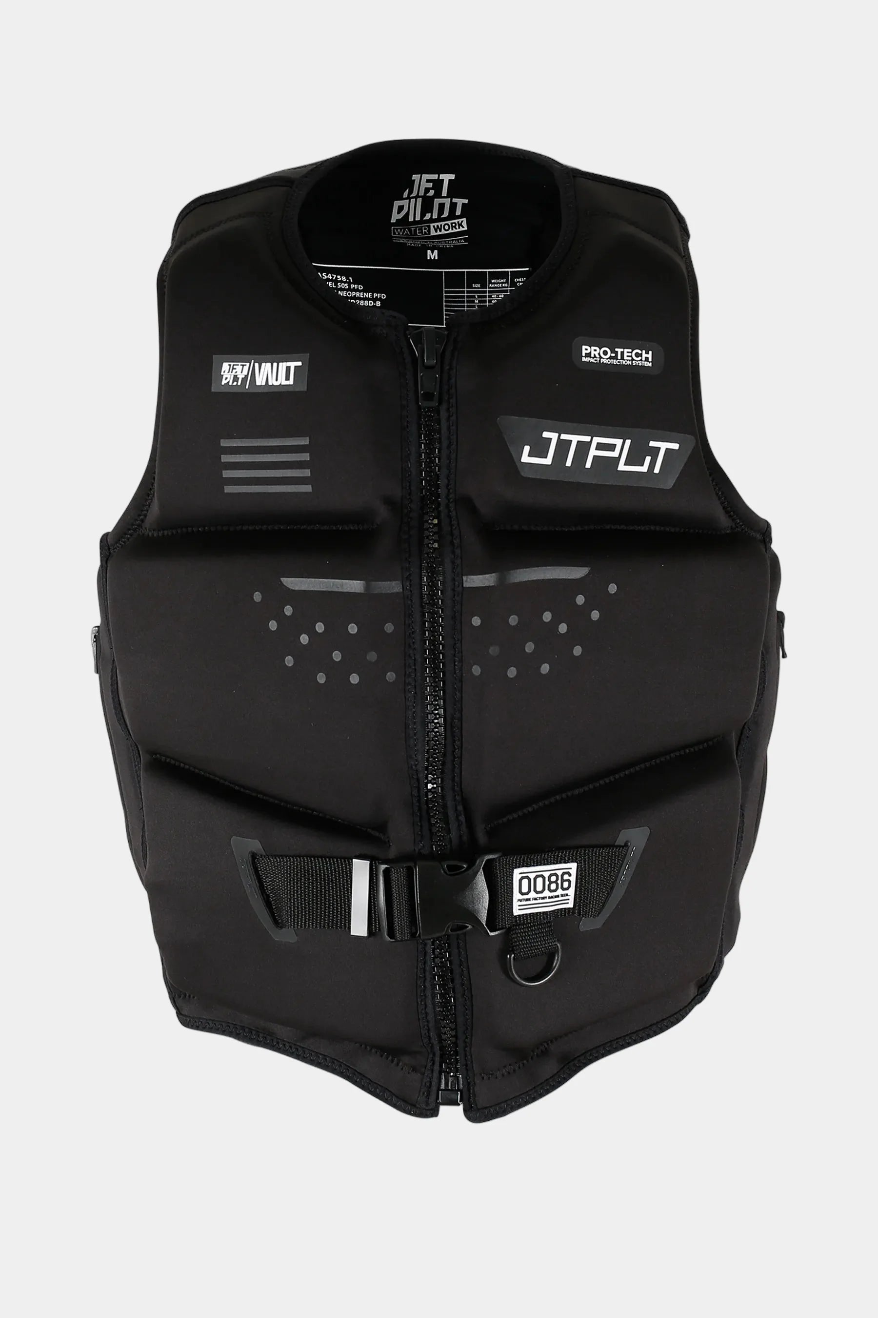 Jetpilot Vault Protech Life Jacket - Black