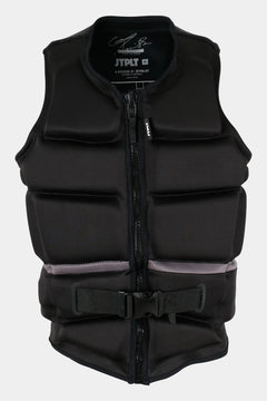 Jetpilot C4 Mens Life Jacket - Cory Tuenissen Signature Series - Black with visible branding on a white background
