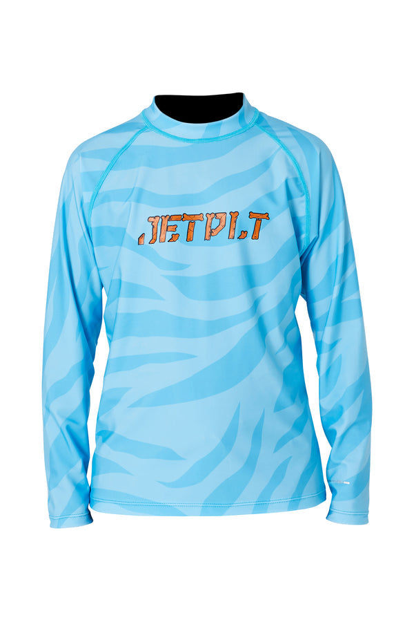 Jetpilot Youth LS Hydro Boys Rashie - Blue