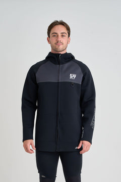 Jetpilot Flight Unisex Tour Coat - Black