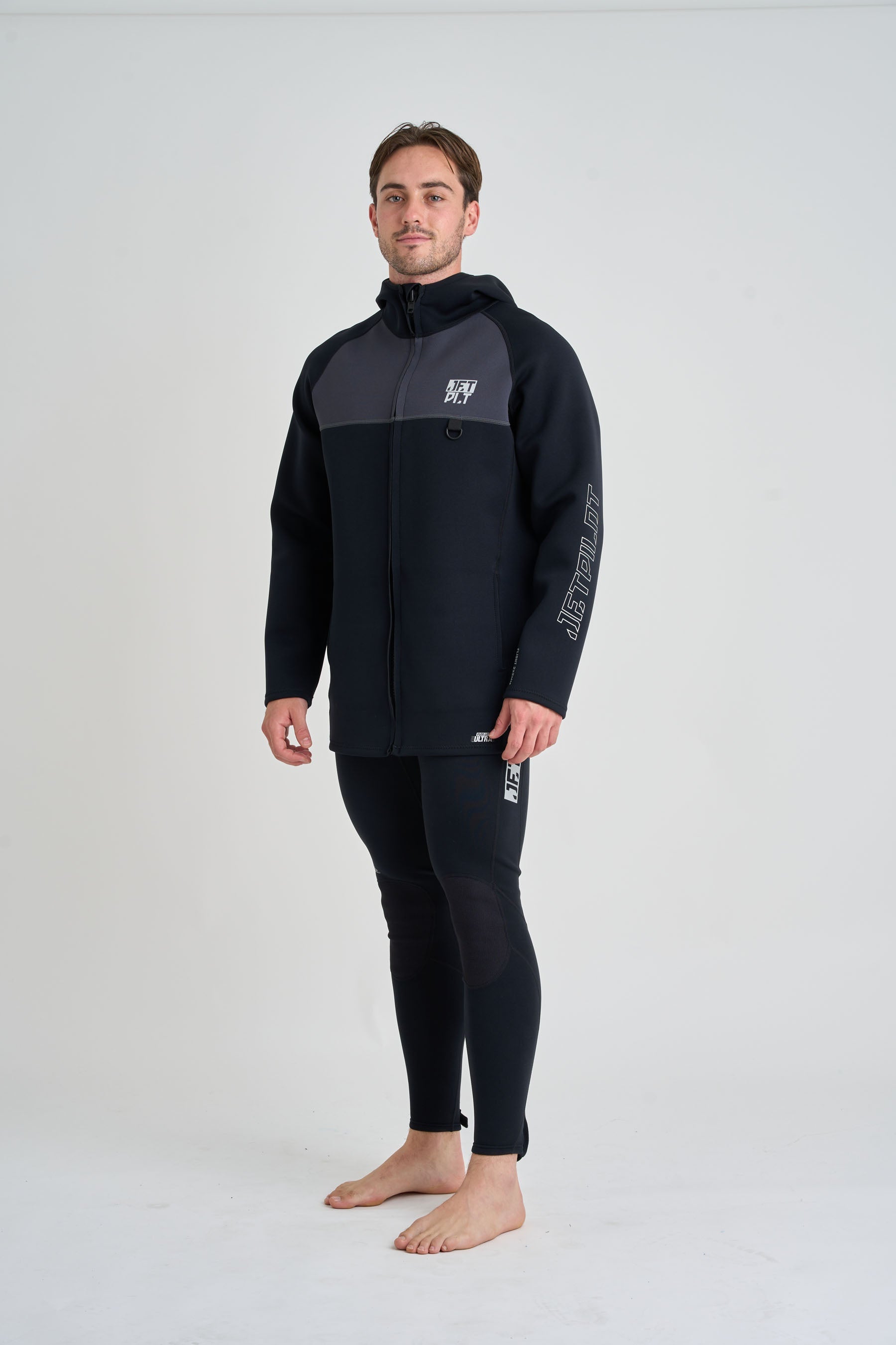 Jetpilot Flight Unisex Tour Coat - Black