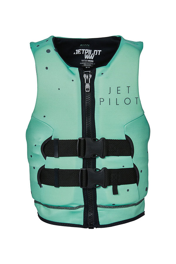 Jetpilot Girls Wings Youth Cause Neo Life Jacket - MINT