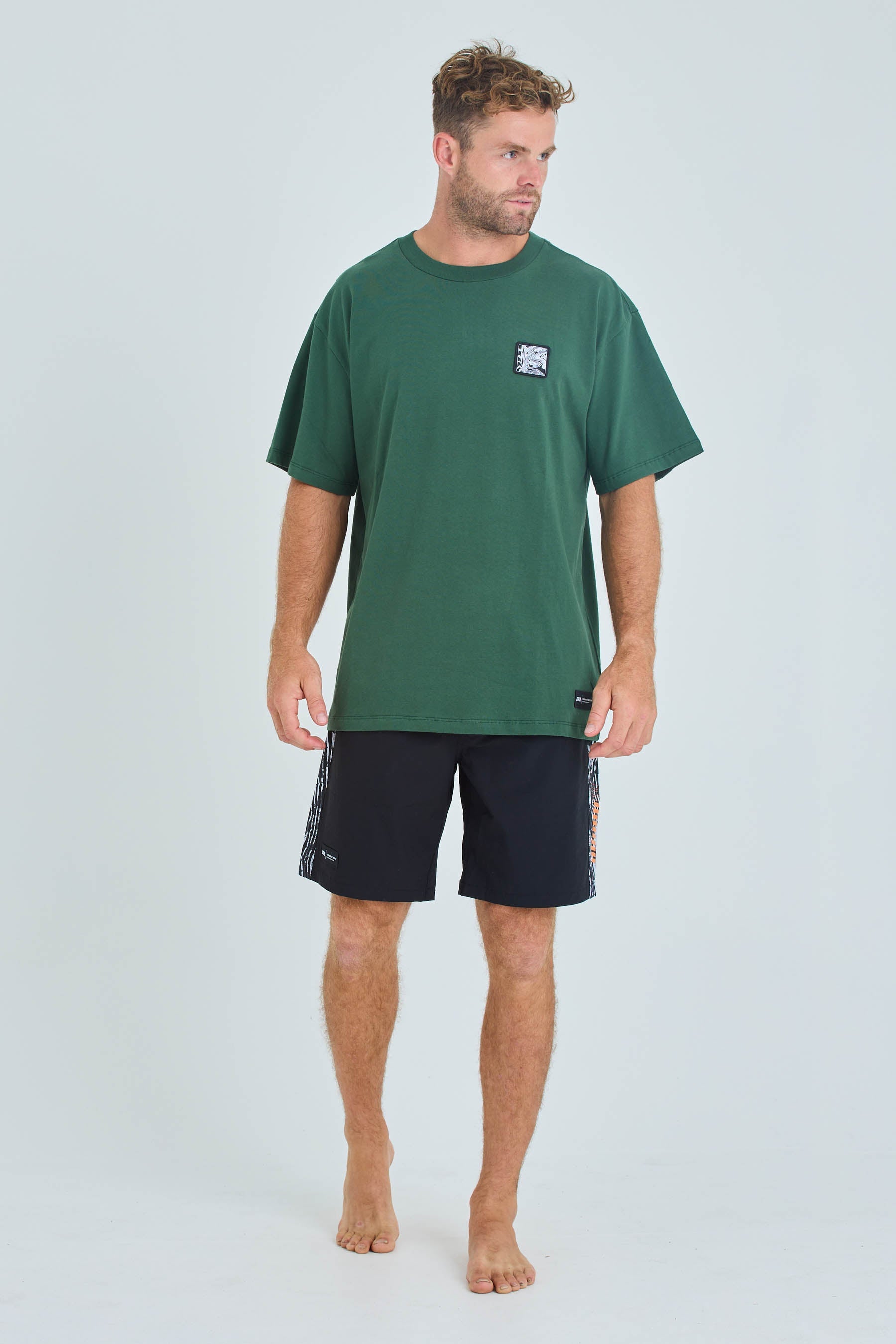 S24600 Jetpilot Felix Tee - Forest Green - 1