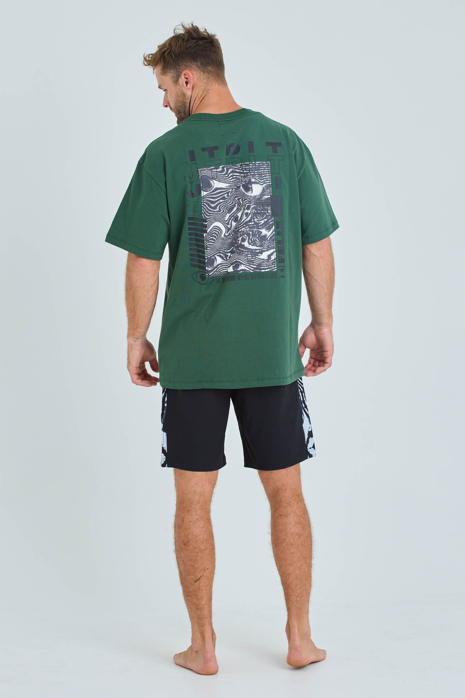 S24600 Jetpilot Felix Tee - Forest Green - 2