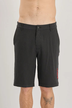 Jetpilot Check Ya Walkshort - Black In Focus Shot Front