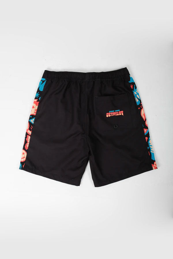 Jetpilot Sindy Sinn Youth Boardshorts - Black/Multi