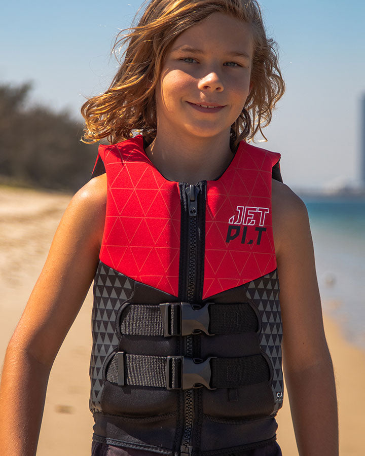 Jetpilot The Cause F/E Youth Neo Life Jacket - Red - L50 2
