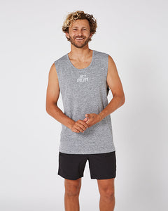 Jetpilot All Day Mens Muscle Tee - Grey