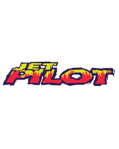 Jetpilot Colour Vision Jet Ski Decal - Yellow/red