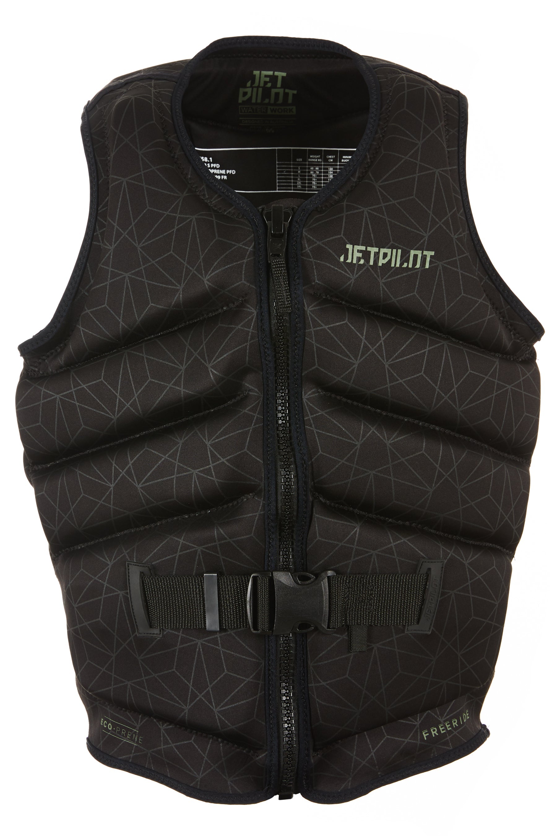 Jetpilot Freeride Fe Mens Neo Vest - Black 