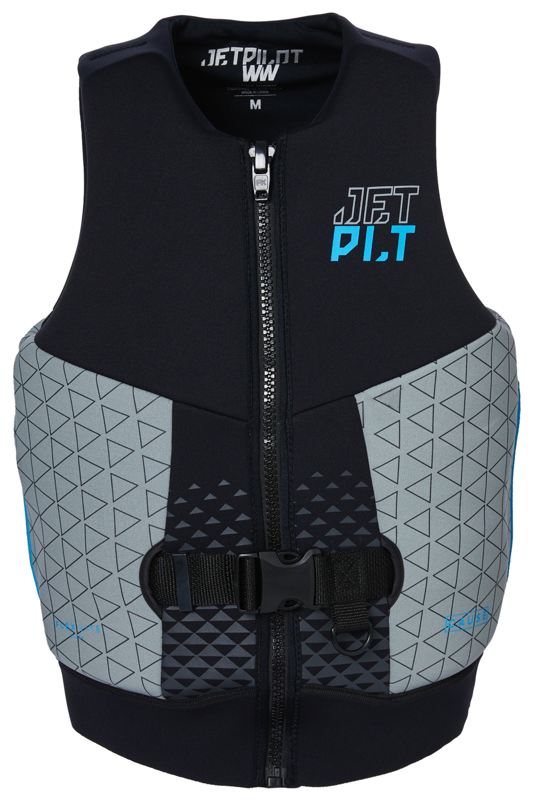 Jetpilot Cause F/E Mens Neo Life Jacket - L50S BLACK GREY