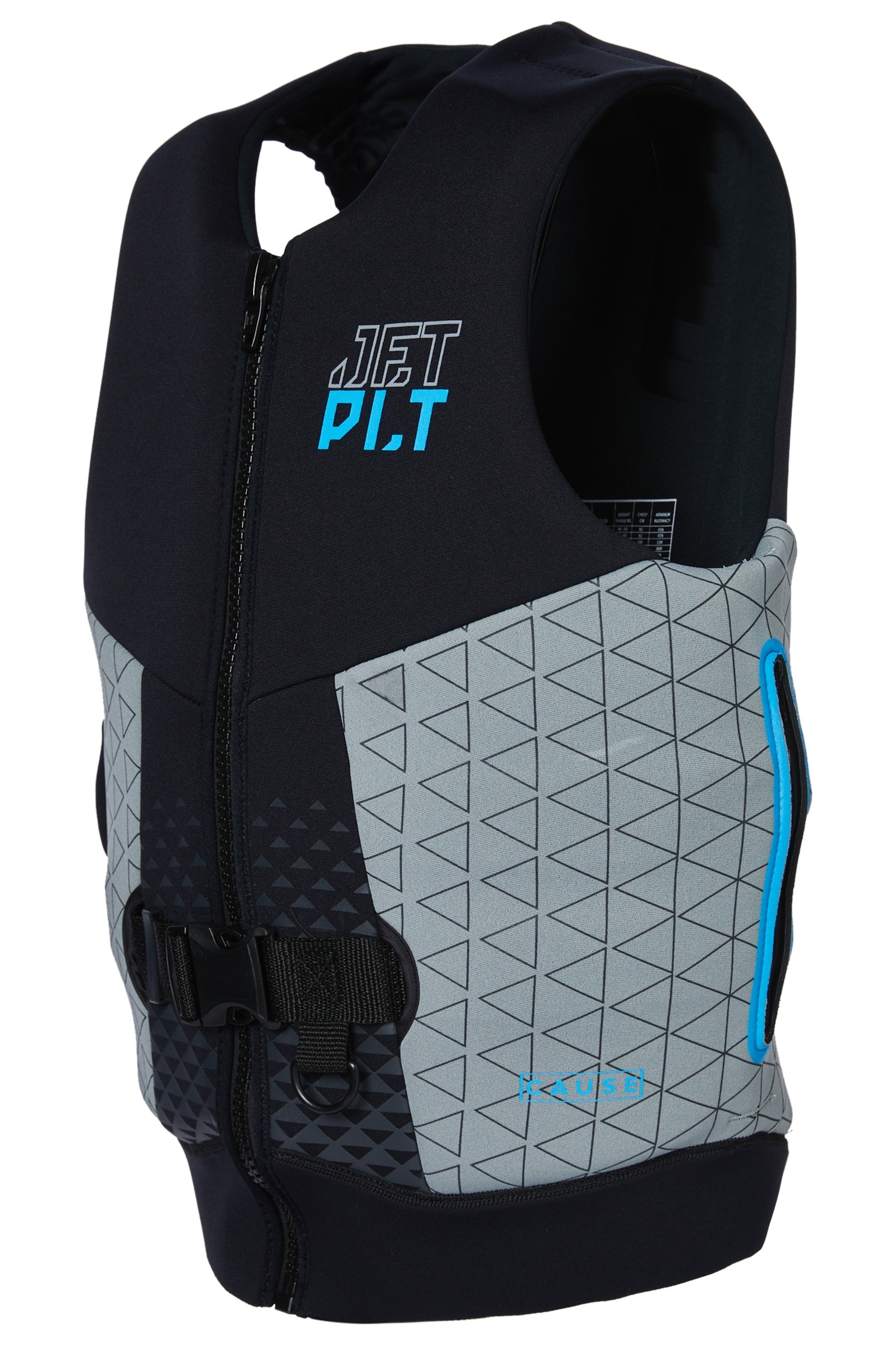 Jetpilot Cause F/E Mens Neo Life Jacket - L50S BLACK GREY