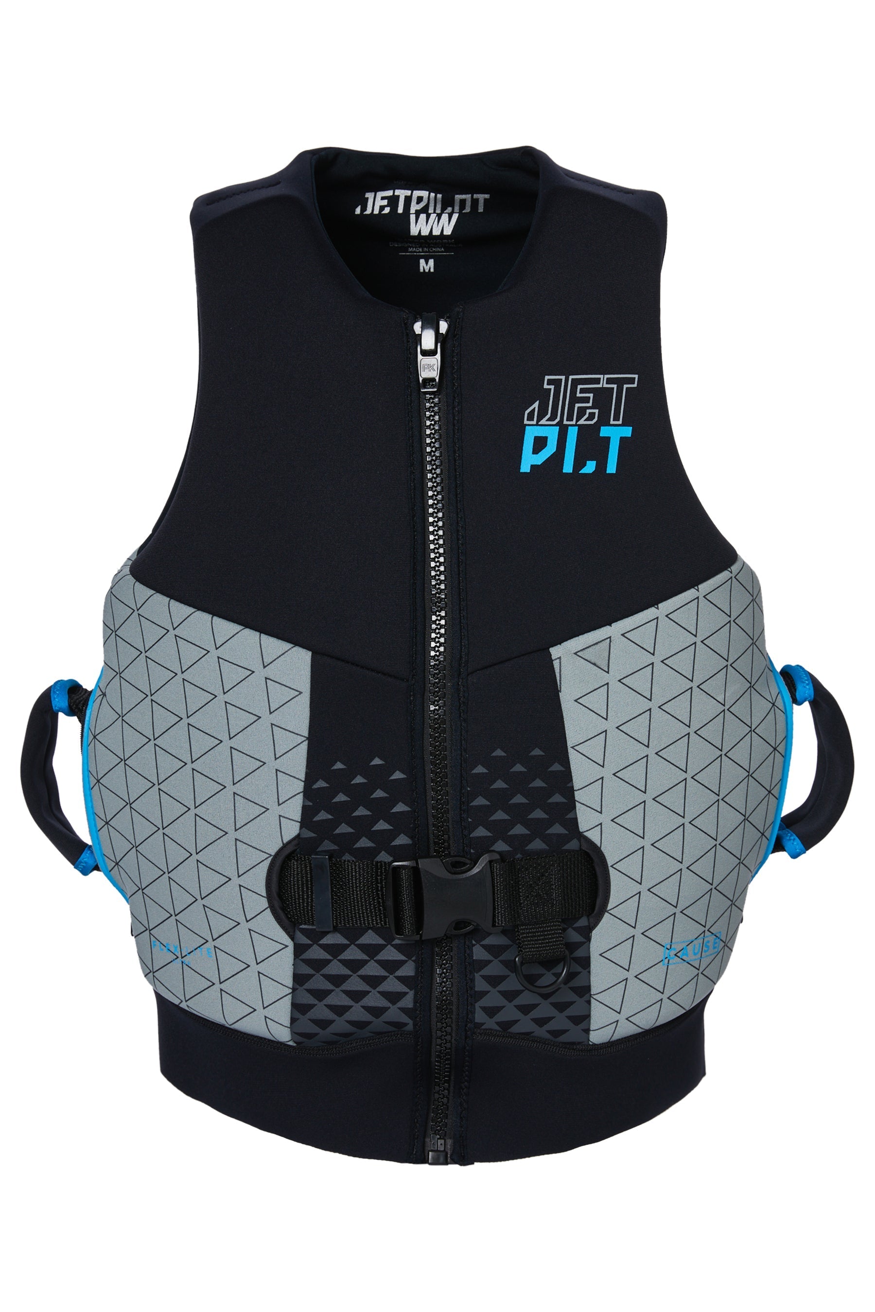 Jetpilot Cause F/E Mens Neo Life Jacket - L50S BLACK GREY