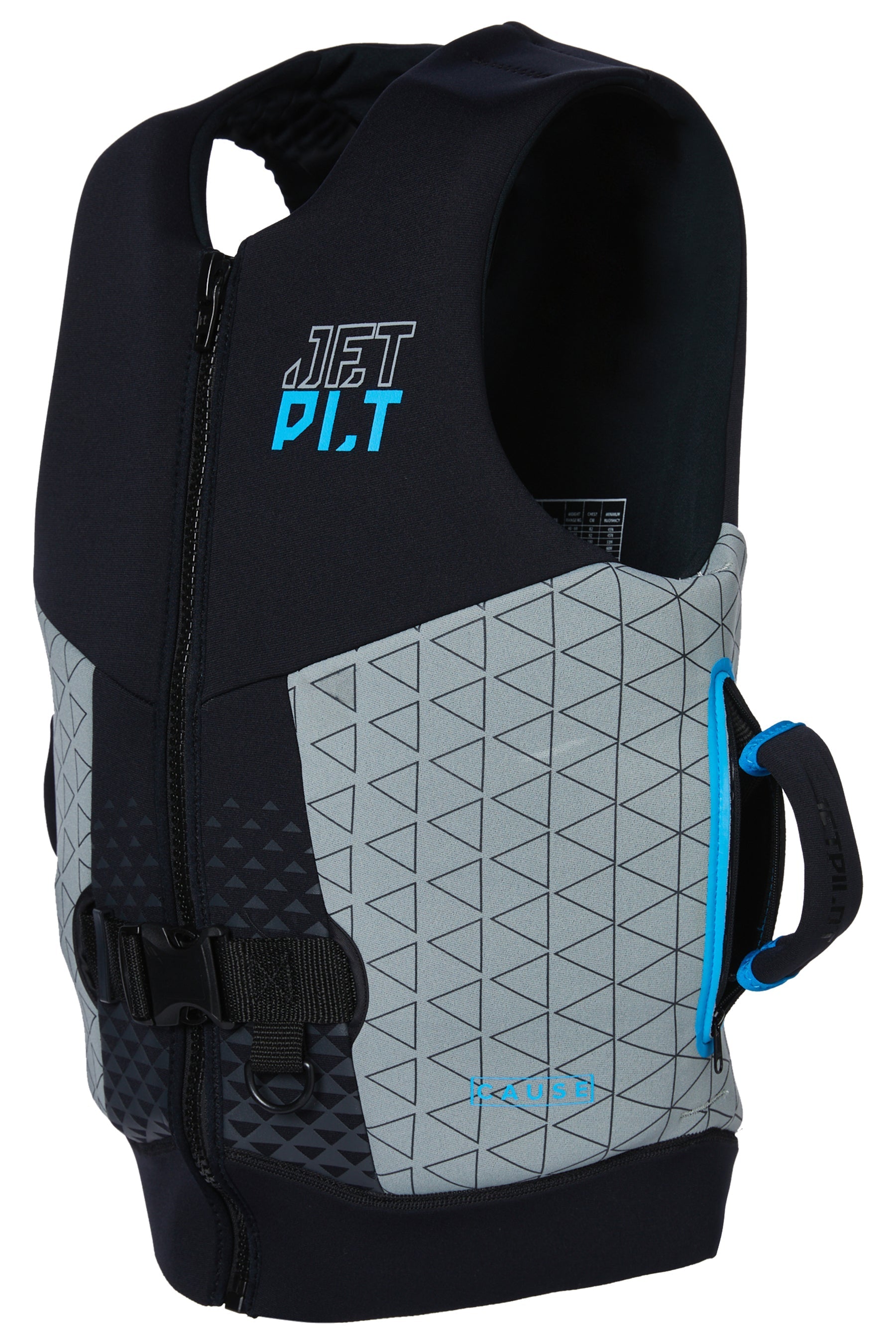 Jetpilot Cause F/E Mens Neo Life Jacket - L50S BLACK GREY