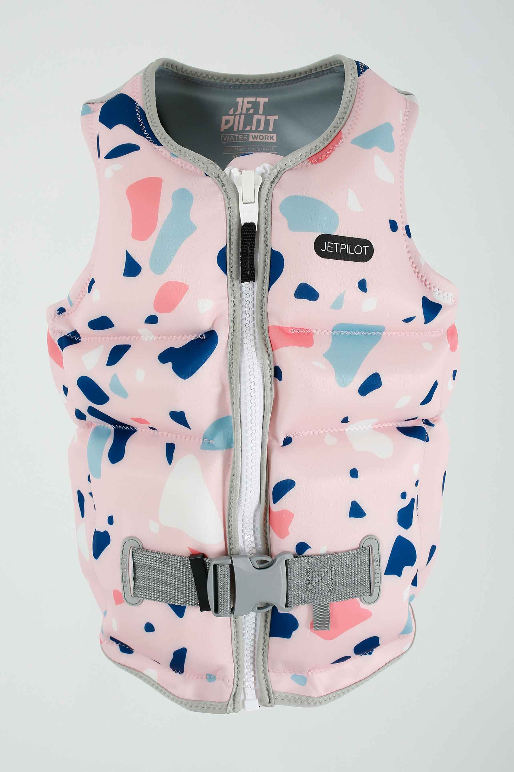 Jetpilot X1 Girls Youth Neo Vest - Pink